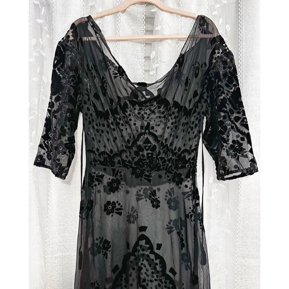 Free People Black Floral Maxi Dress